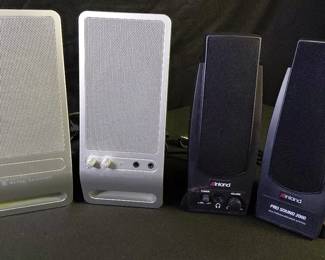 Computer Speakers Two Sets, Altec Lansing and Inland Pro