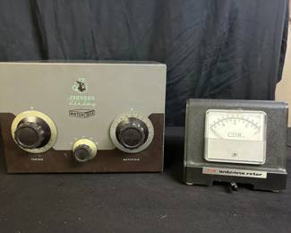 Johnson Viking Matchbox Heathkit HG10B VFO HM2102 Wattmeter