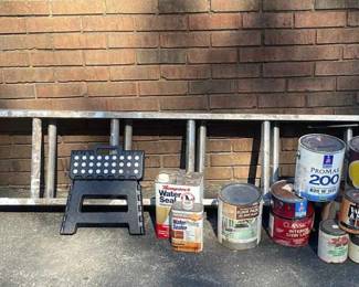 Ladders And Painting Supplies