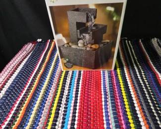 Rag Rugs And Meditation Fountain