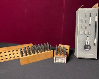 Steel Letter Number Stamps And Flexible Screwdriver