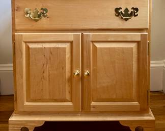 (2) Artisan Crafted Oak Nightstands