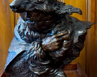 "The Howling Norther" Bronze, Signed Kevin McCarthy
