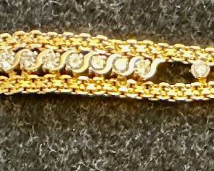 14K Diamond Bracelet 