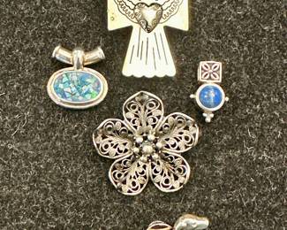 Sterling Silver Pins & Enhancers