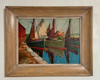 "Marina" Oil on Canvas