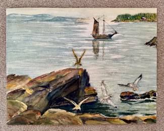 "Rockport" Watercolor