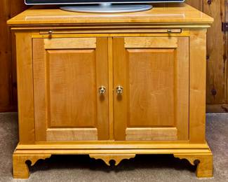 Artisan Crafted Oak Media Cabinet