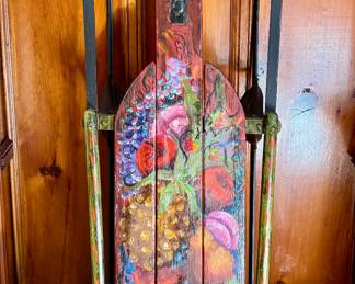 Hand Painted Sled
