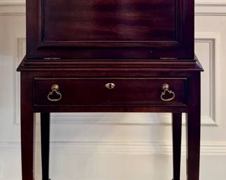 Artisan Crafted Mahogany Silverware Safe