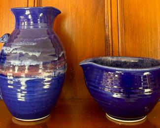 Art Pottery Pitchers, Signed
