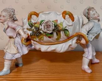 Porcelain Faience Dresden Style Planter