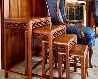 Chinese Rosewood Nesting Tables