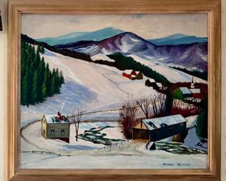 Oil on Canvas, Signed Michael Perkins