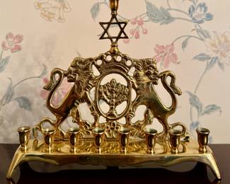 Brass Menorah