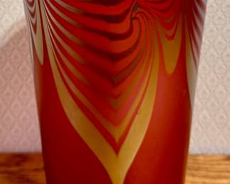 Signed Art Glass Vase
