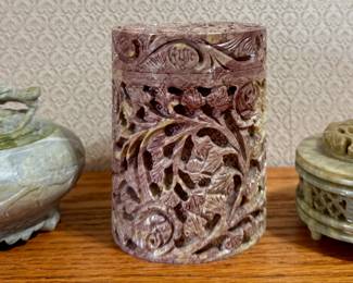 Vintage Soapstone Incense Burners