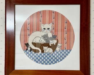 Kitty Needlepoint
