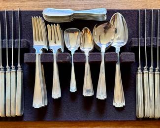 Sterling Flatware Set - Service for 12