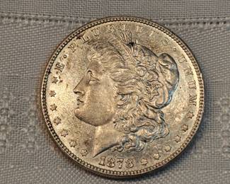 1878 Morgan Silver Dollar 8 Tail Feathers