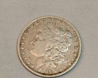 1883 O Morgan Silver Dollar