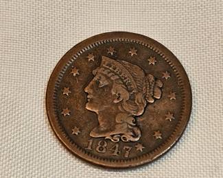 1847 Large Cent