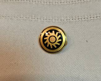 1930s Campfire Girls Gold Leaders Pin
