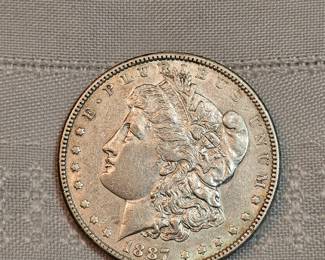 1887 Morgan Silver Dollar
