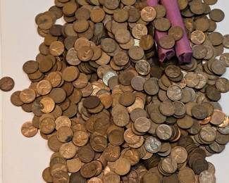 Unsearched Wheatie Pennies Lot