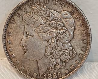 1885 Morgan Silver Dollar
