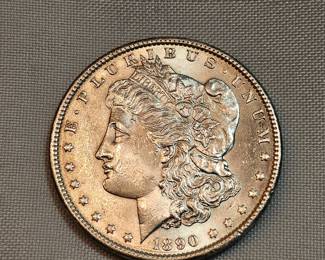1891 Cc Morgan Silver Dollar