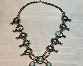 Vintage Native American Squash Necklace