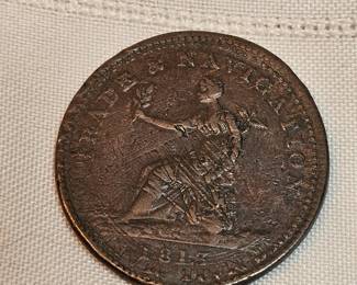 1813 Trade And Navigation Error Coin