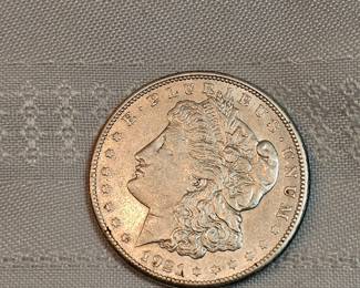 1921 S Morgan Silver Dollar