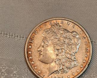 1889 O Morgan Silver Dollar