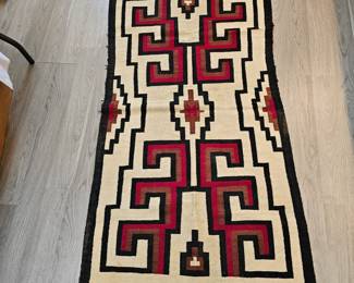 Antique Handmade Navajo Rug