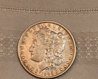 1888 O Morgan Silver Dollar
