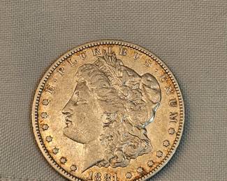 1881 O Morgan Silver Dollar