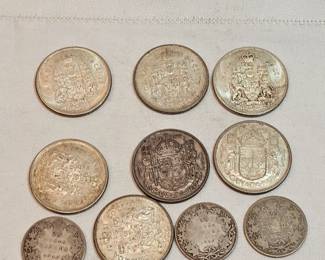 Canadian Silver Coins Lot