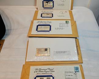 Bicentennial Council Sterling Silver Ingots Lot Of 5