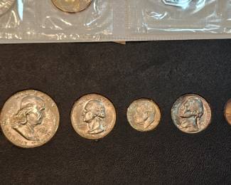 Uncirculated Sets With Franklin Halfs