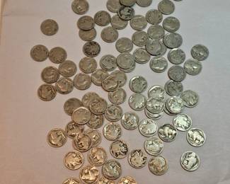 Unsearched Buffalo Nickels Lot Of 83