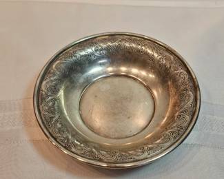 Decorative Sterling Silver Plate Unmonogrammed