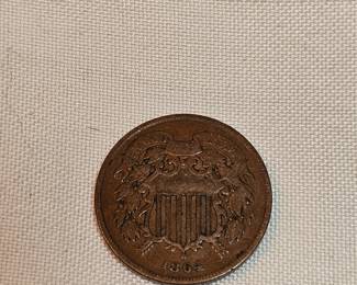 1864 Two Cent Piece