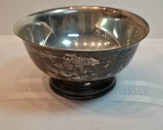 Alvin Sterling Silver Reproduction Of Revere Bowl