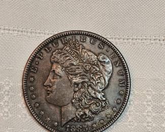 1885 Morgan Silver Dollar