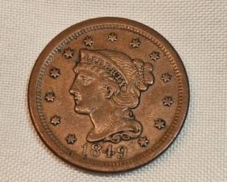 1849 Large Cent