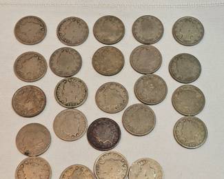 Vintage Nickels Lot Of 24