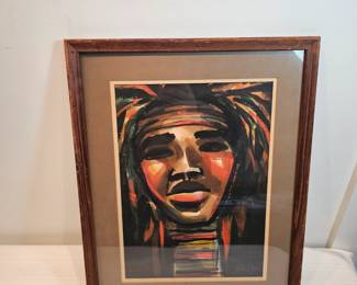 Framed Watercolor By John R Good