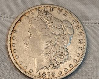 1879 O Morgan Silver Dollar